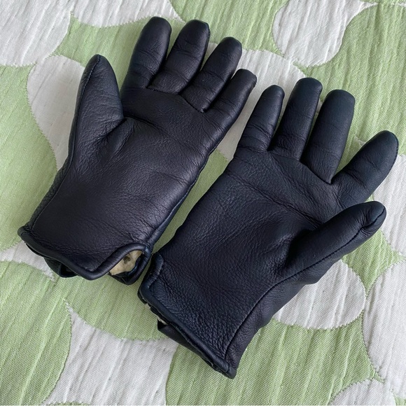 Shinola Detroit x Geier Leather Deerskin lined gloves — sz 7 — worn twice - Picture 3 of 8